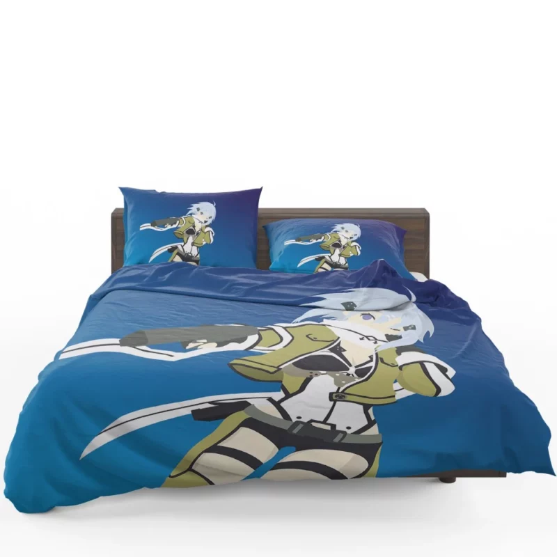 Sinon Shino Asada and Kirito Allies Anime Bedding Set