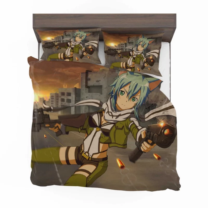 Sinon Virtual Odyssey Anime Bedding Set 1