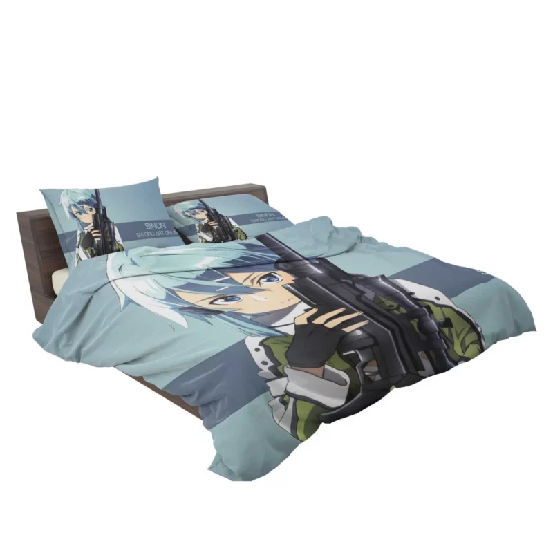 Sinon Virtual Sniper Anime Bedding Set 2