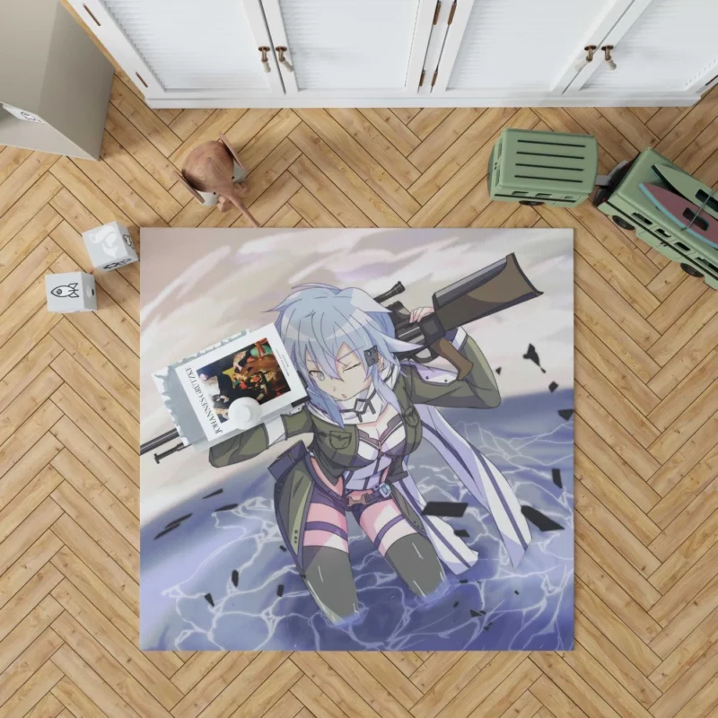 Sinon in Sword Art Online II Anime Rug