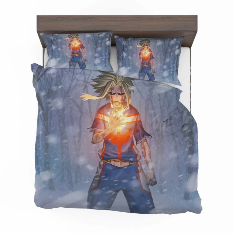 Snowy Man All Might Forest Journey Anime Bedding Set 1