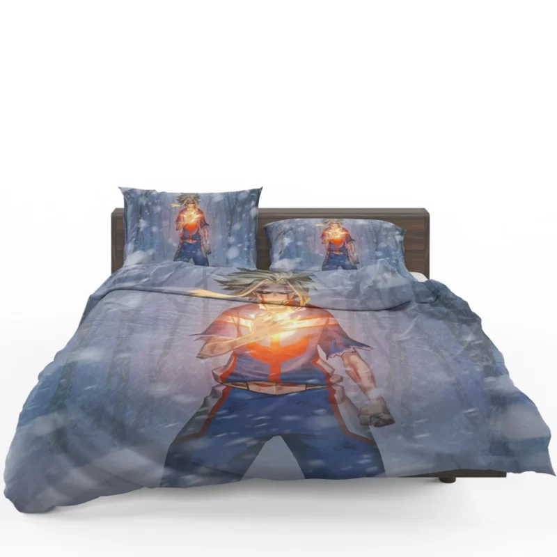 Snowy Man All Might Forest Journey Anime Bedding Set