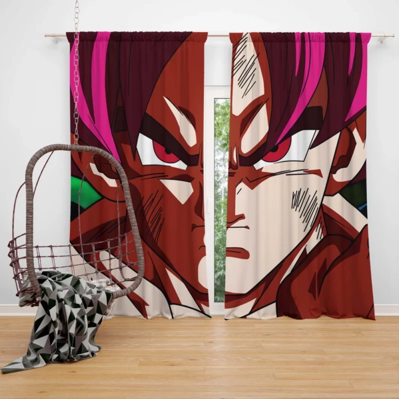 Son Goku Hero of Dragon Ball Super Anime Curtain