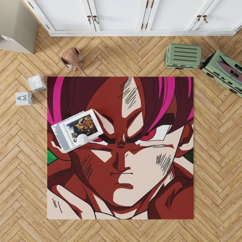 Son Goku Hero of Dragon Ball Super Anime Rug