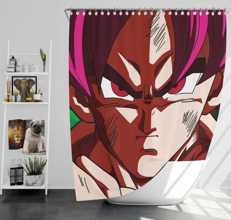 Son Goku Hero of Dragon Ball Super Anime Shower Curtain