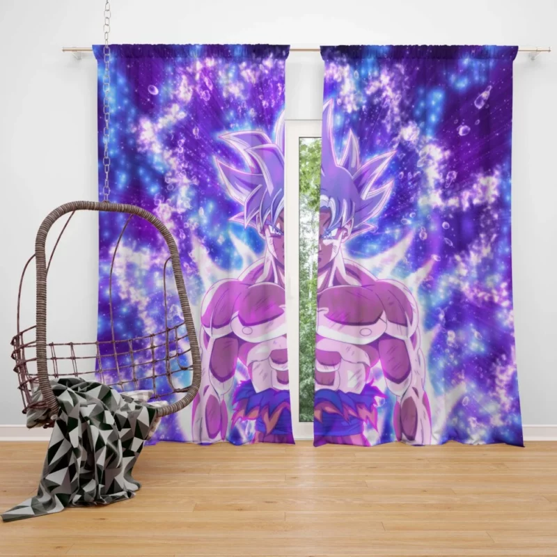 Son Goku Legacy Eternal Hero Anime Curtain