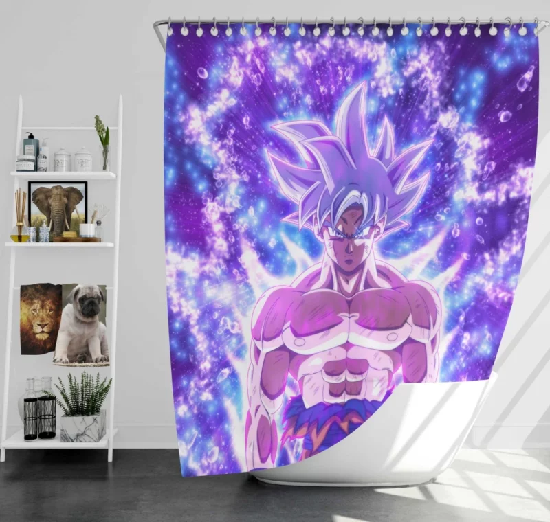 Son Goku Legacy Eternal Hero Anime Shower Curtain