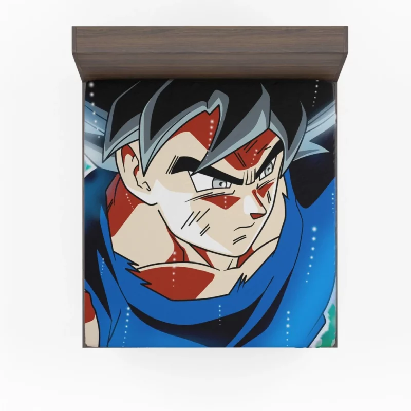 Son Goku Mastered Ultra Instinct Anime Fitted Sheet