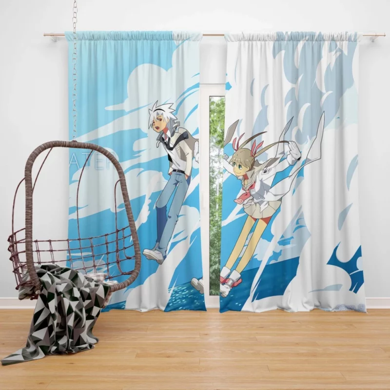 Soul Eater Maka and Soul Connection Anime Curtain