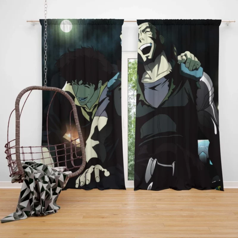 Spike Spiegel Bebop Maverick Anime Curtain