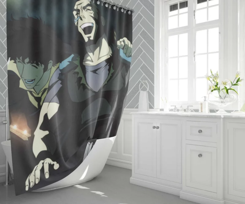 Spike Spiegel Bebop Maverick Anime Shower Curtain 1