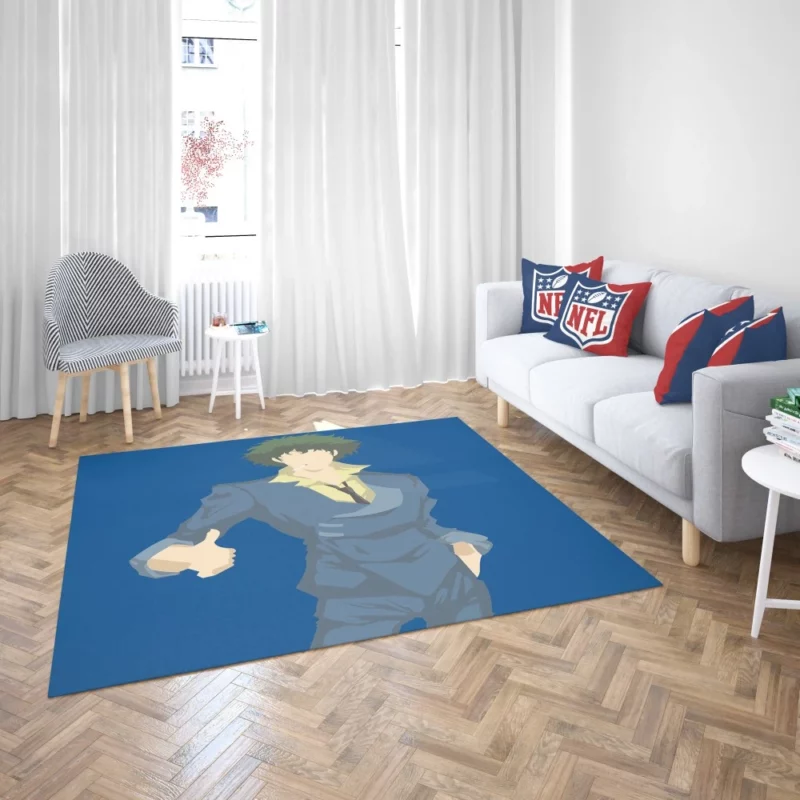 Spike Spiegel Bounty Hunter Extraordinaire Anime Rug 2