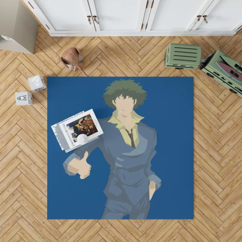 Spike Spiegel Bounty Hunter Extraordinaire Anime Rug