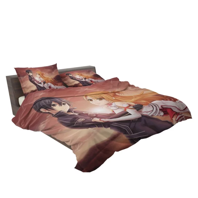 Sunset Moments with Kirito and Asuna Anime Bedding Set 2