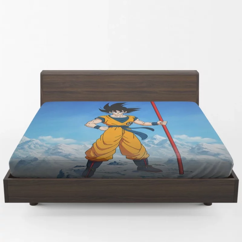 Super Goku Ultimate Adventure Unleashed Anime Fitted Sheet 1