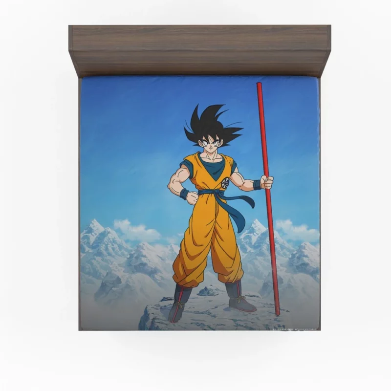 Super Goku Ultimate Adventure Unleashed Anime Fitted Sheet