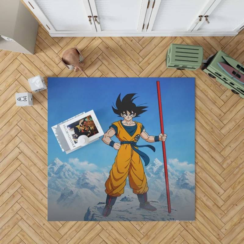 Super Goku Ultimate Adventure Unleashed Anime Rug