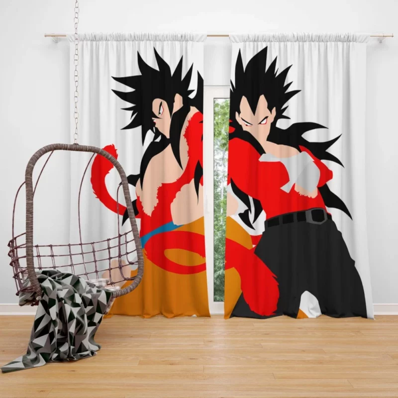 Super Saiyan 4 Fusion Goku and Vegeta Anime Curtain