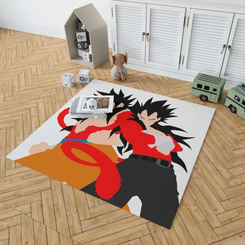 Super Saiyan 4 Fusion Goku and Vegeta Anime Rug 1