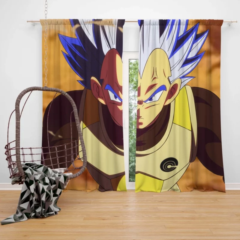 Super Saiyan Blue Vegeta Heroic Quest Anime Curtain