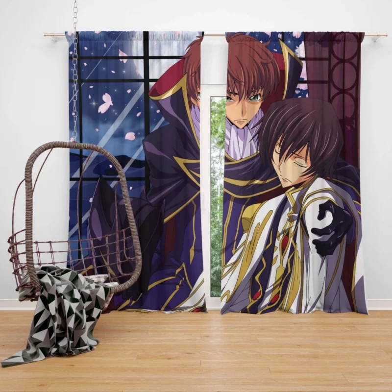 Suzaku & Lelouch Bond Anime Curtain