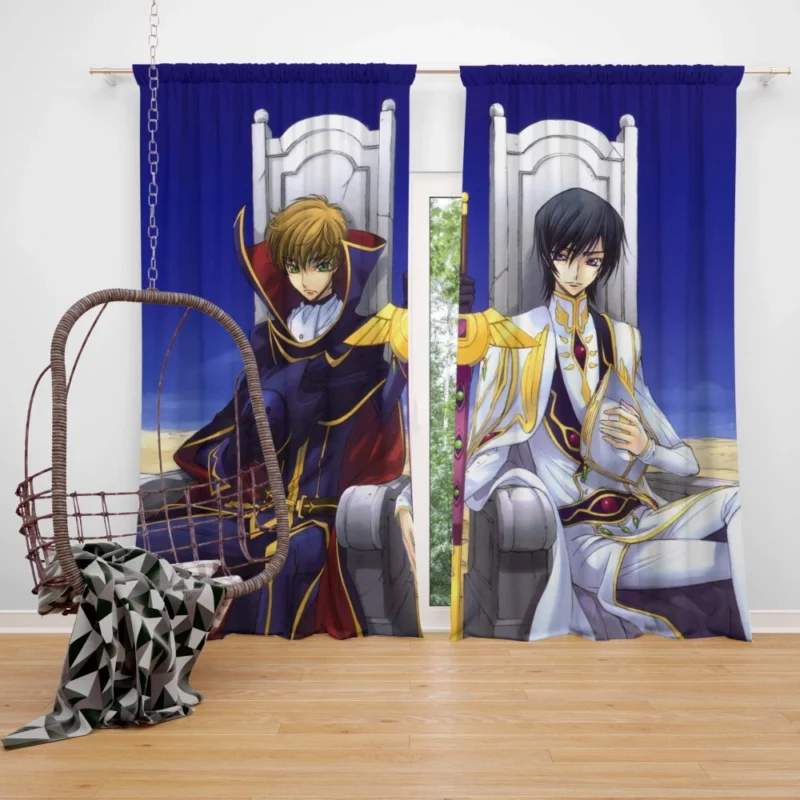 Suzaku & Lelouch Destiny Anime Curtain