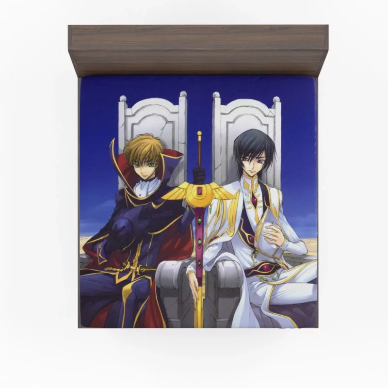 Suzaku & Lelouch Destiny Anime Fitted Sheet