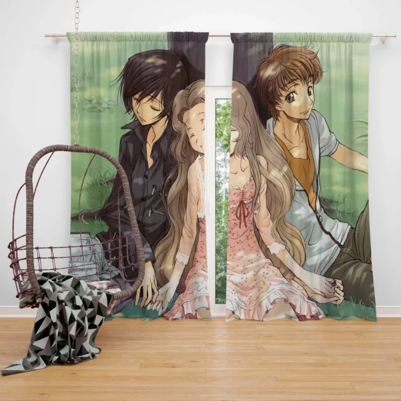 Suzaku & Lelouch Dynamic Anime Curtain