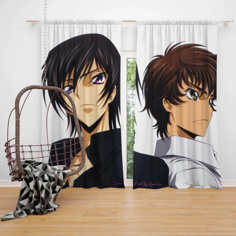 Suzaku & Lelouch Journey Anime Curtain