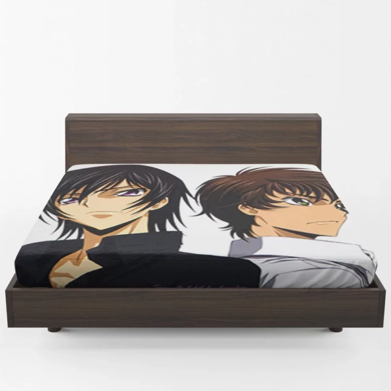 Suzaku & Lelouch Journey Anime Fitted Sheet 1