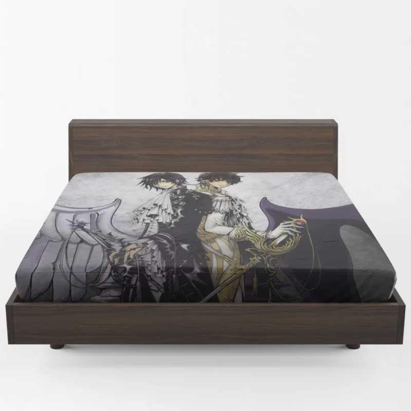 Suzaku & Lelouch Partnership Anime Fitted Sheet 1