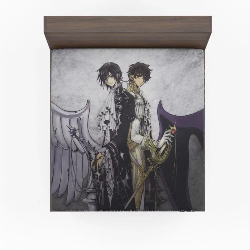 Suzaku & Lelouch Partnership Anime Fitted Sheet