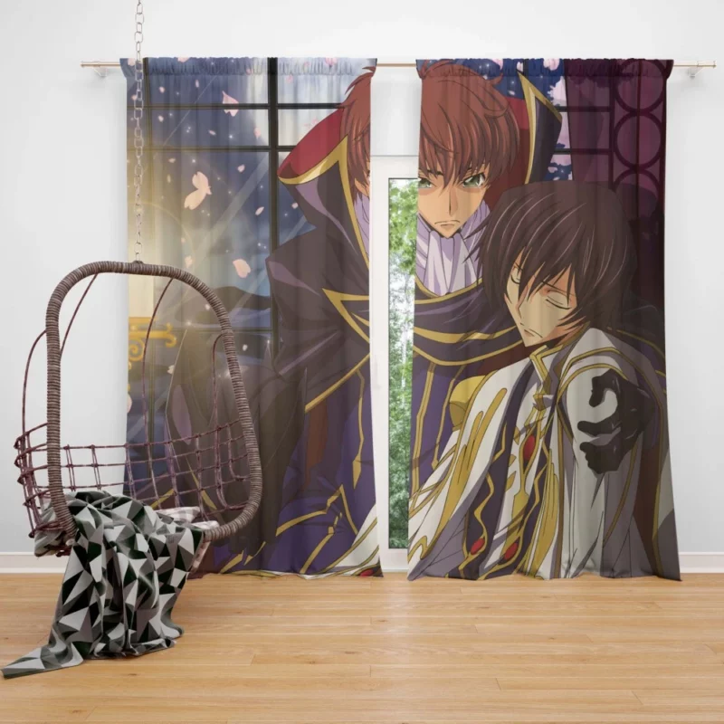 Suzaku & Lelouch Unbreakable Bond Anime Curtain