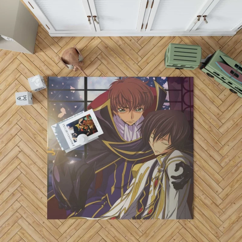 Suzaku & Lelouch Unbreakable Bond Anime Rug