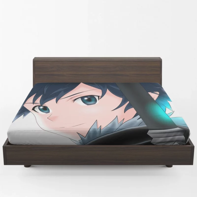 Sword Art Chronicles Kirito Quest Anime Fitted Sheet 1