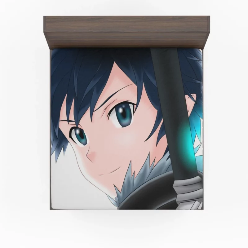 Sword Art Chronicles Kirito Quest Anime Fitted Sheet