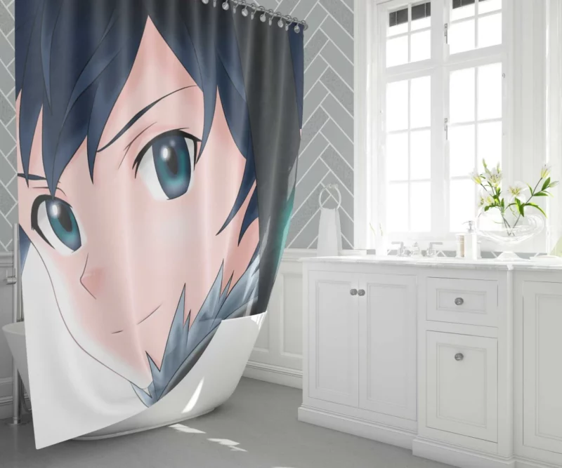 Sword Art Chronicles Kirito Quest Anime Shower Curtain 1