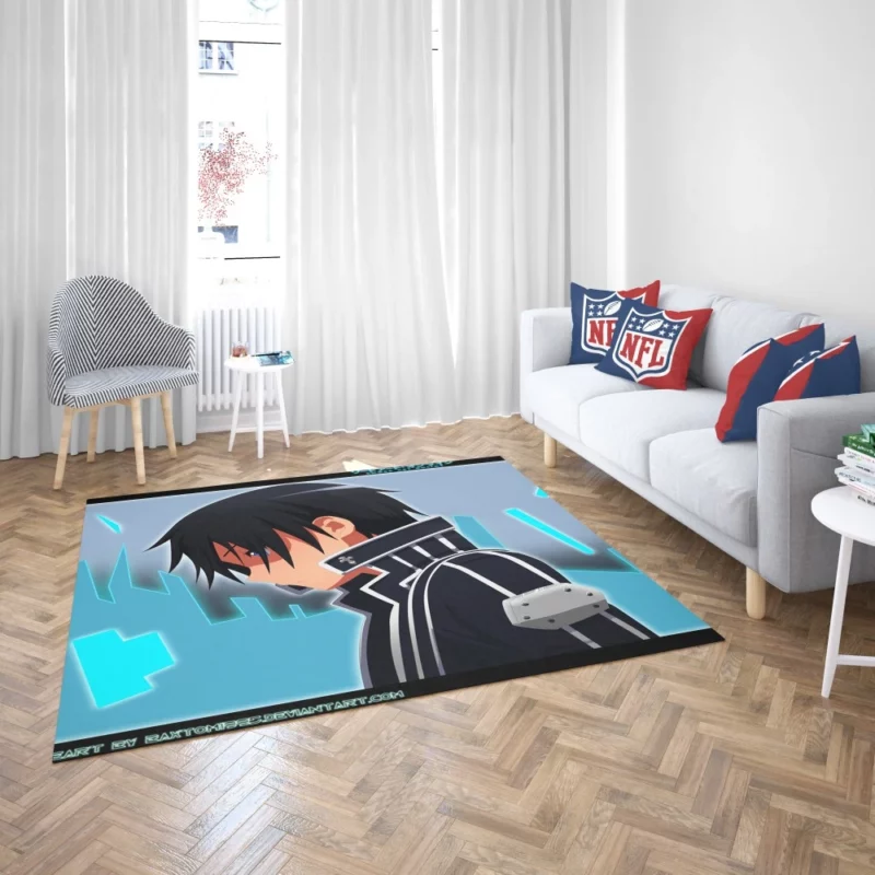 Sword Art Legacy Kirito Impact Anime Rug 2