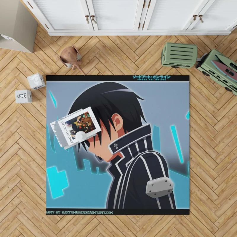 Sword Art Legacy Kirito Impact Anime Rug