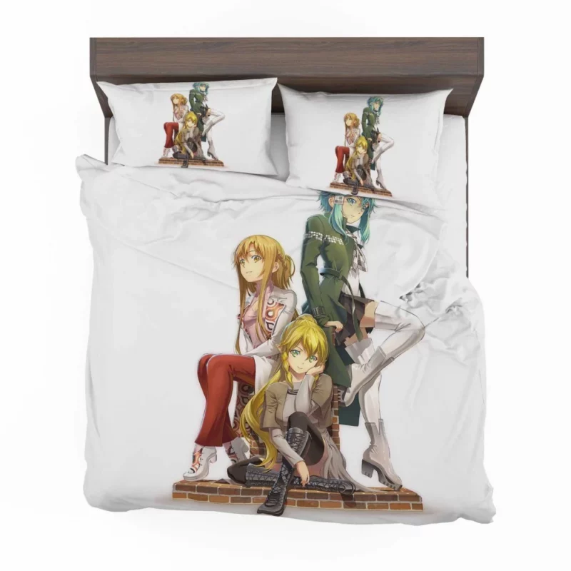 Sword Art Online Heroines Unite Anime Bedding Set 1