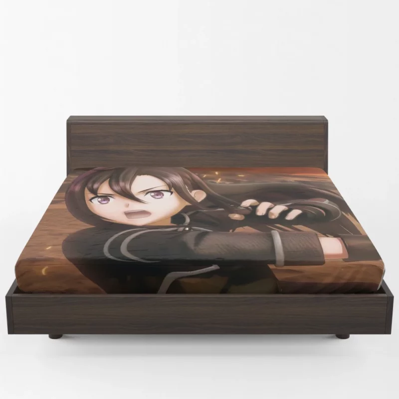 Sword Art Online II Kirito Story Anime Fitted Sheet 1