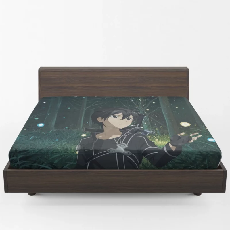 Sword Art Online Odyssey Kirito Path Anime Fitted Sheet 1