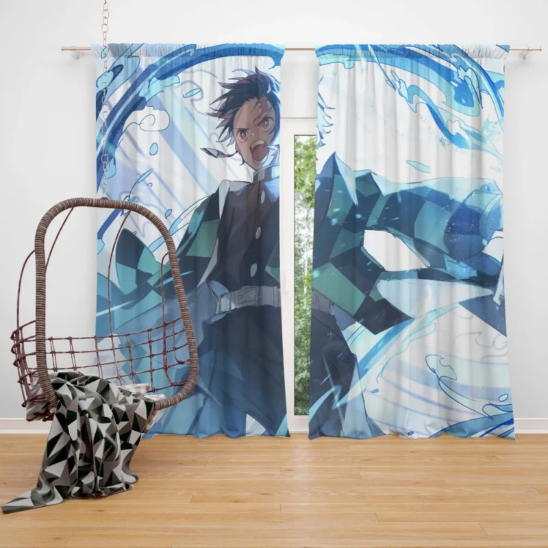 Tanjirou Kamado Demon Slayer Legacy Anime Curtain