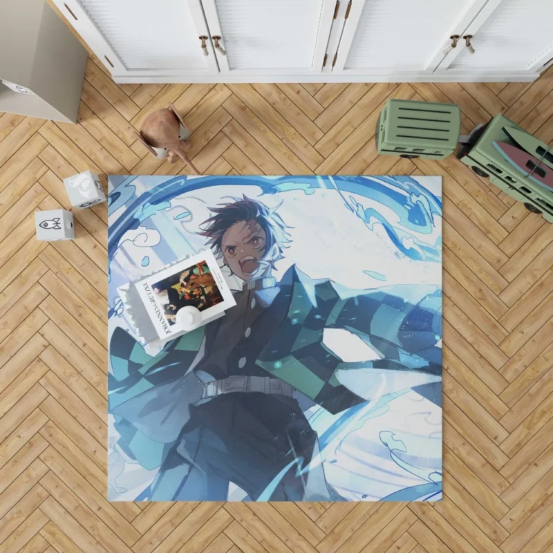 Tanjirou Kamado Demon Slayer Legacy Anime Rug