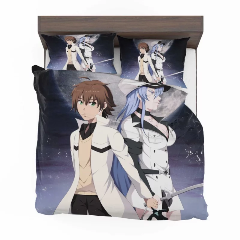 Tatsumi and Esdeath Akame ga Kill! Romance Anime Bedding Set 1