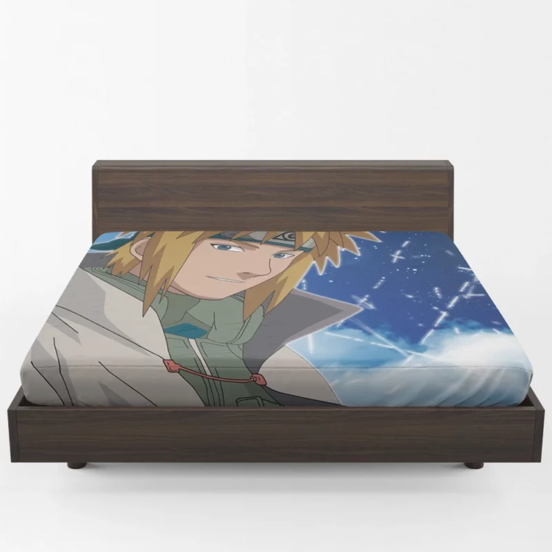 The Blonde Hokage Minato Namikaze Anime Fitted Sheet 1