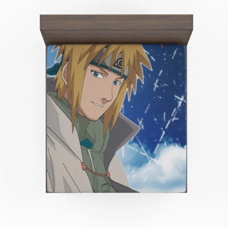 The Blonde Hokage Minato Namikaze Anime Fitted Sheet