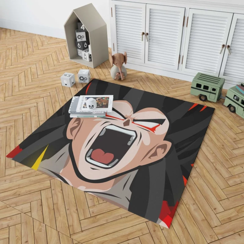 The Legacy of Super Saiyan 4 Goku Anime Rug 1