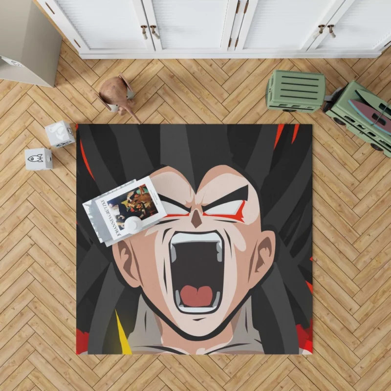 The Legacy of Super Saiyan 4 Goku Anime Rug