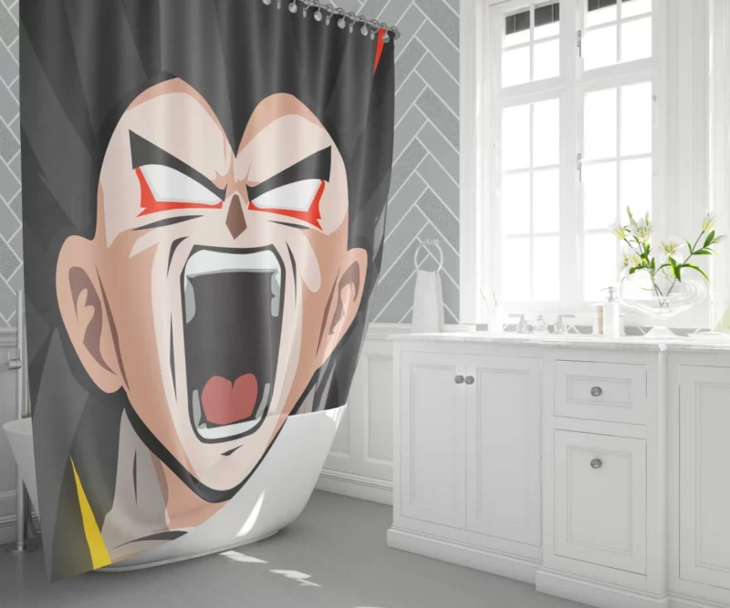 The Legacy of Super Saiyan 4 Goku Anime Shower Curtain 1